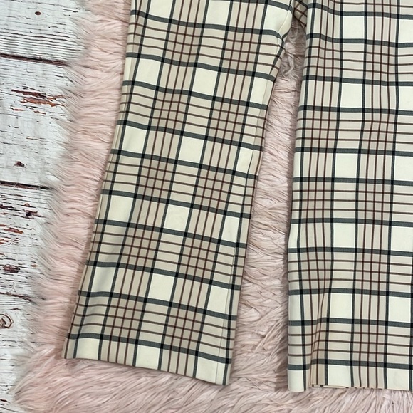 Aritzia Wilfred Genie Check Wide Leg High Rise Pant - Picture 8 of 9